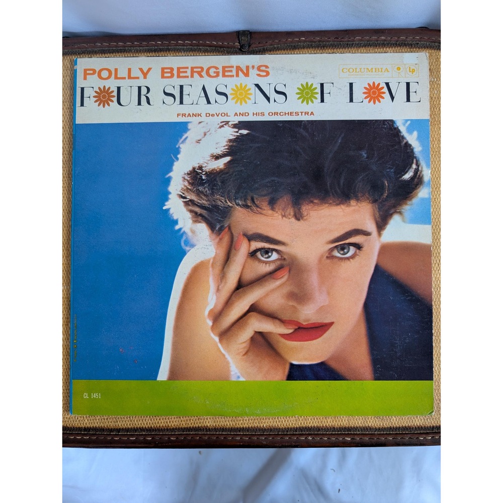 Polly Bergen Four Seasons of Love 1960 Vinyl LP Columbia 6-Eye CL 1451 Jazz